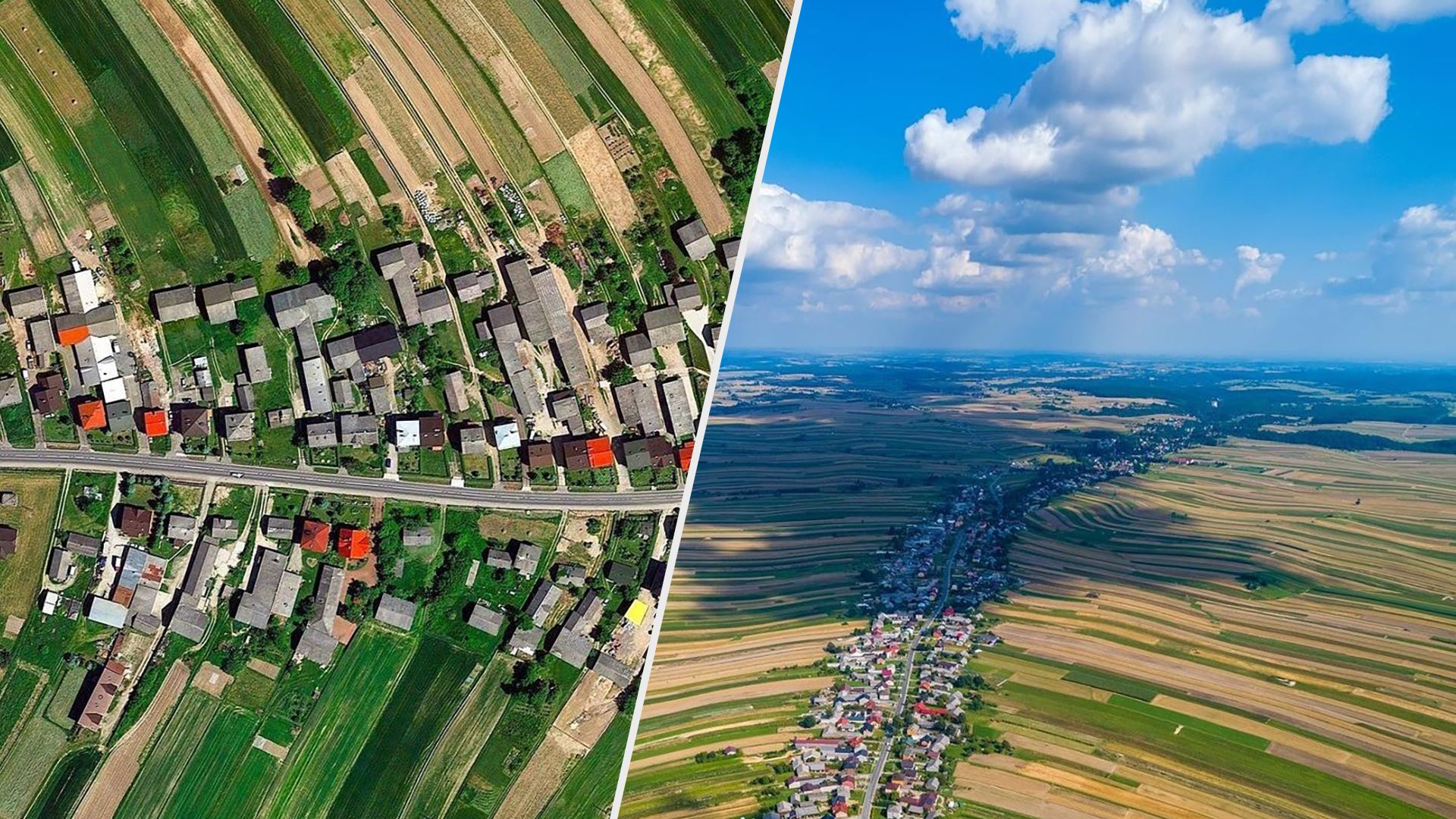У Польщі є село, всі жителі якого живуть на одній довжелезній вулиці: неймовірні фото - 24 Канал
