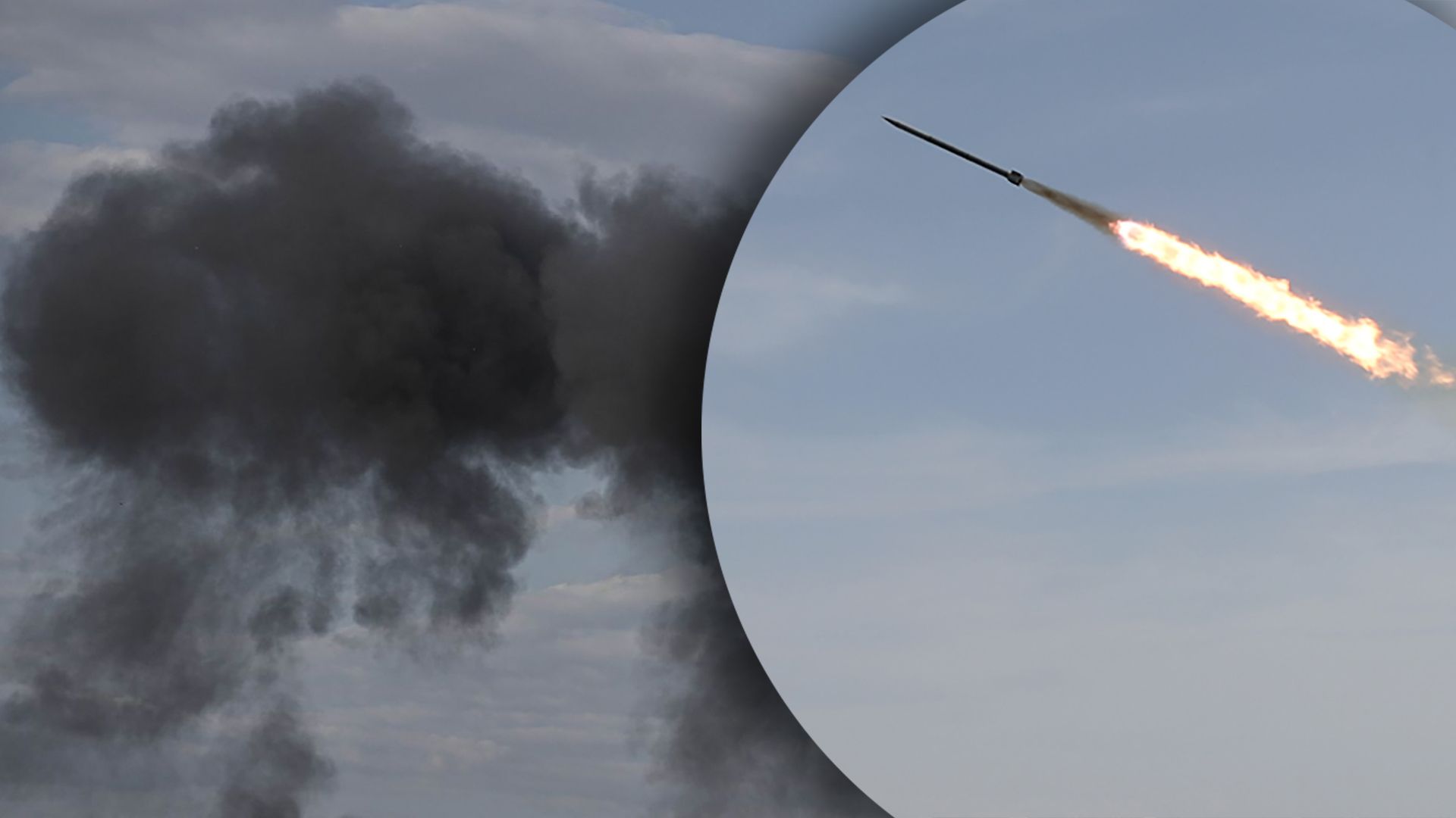 Одна з ракет вибухнула у Бєлгородській області