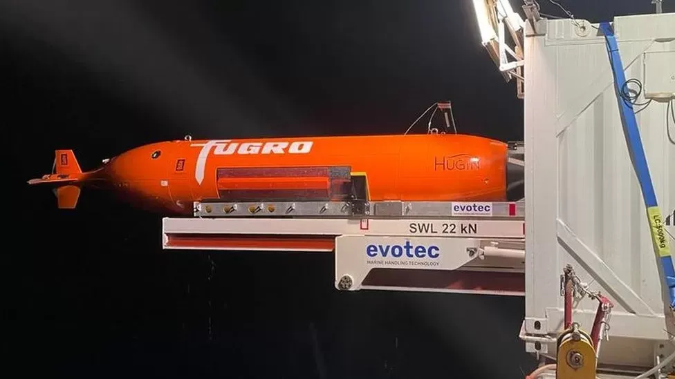Подводный аппарат, обнаруживший судно на дне моря