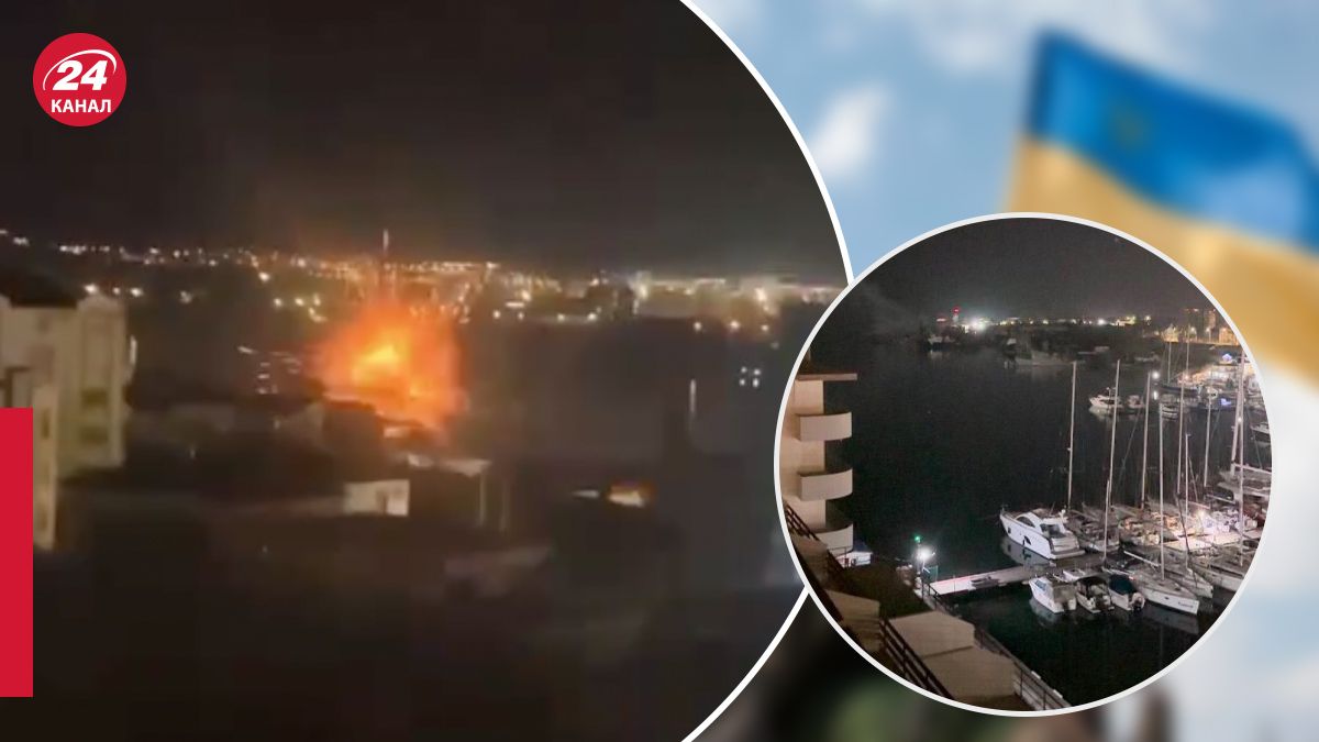 Ночные взрывы в Севастополе