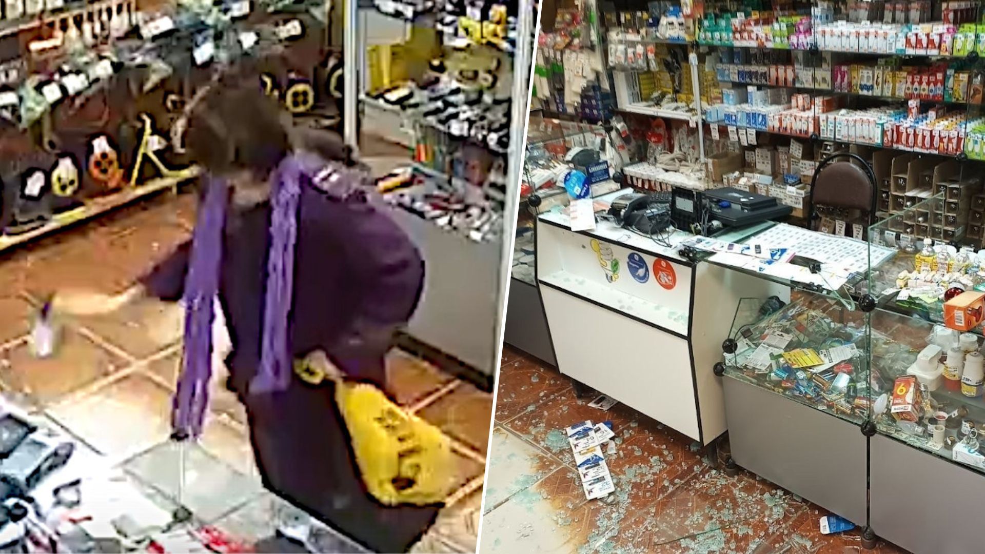 В России пенсионерка с топором устроила погром в магазине - видео инцидента - 24 Канал В России пенсионерка с топором устроила погром в магазине - видео инцидента - 24 Канал