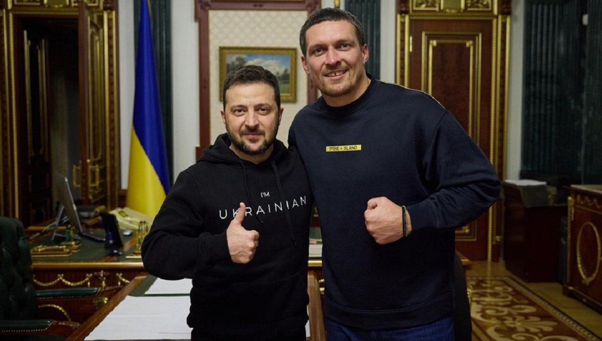 Олександр Усик поділився враженнями від зустрічі з Володимиром Зеленським