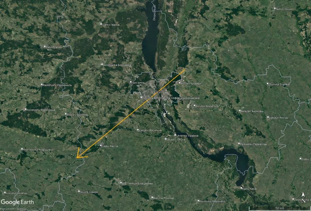 Траєкторія руху боліда Траєкторія руху боліда