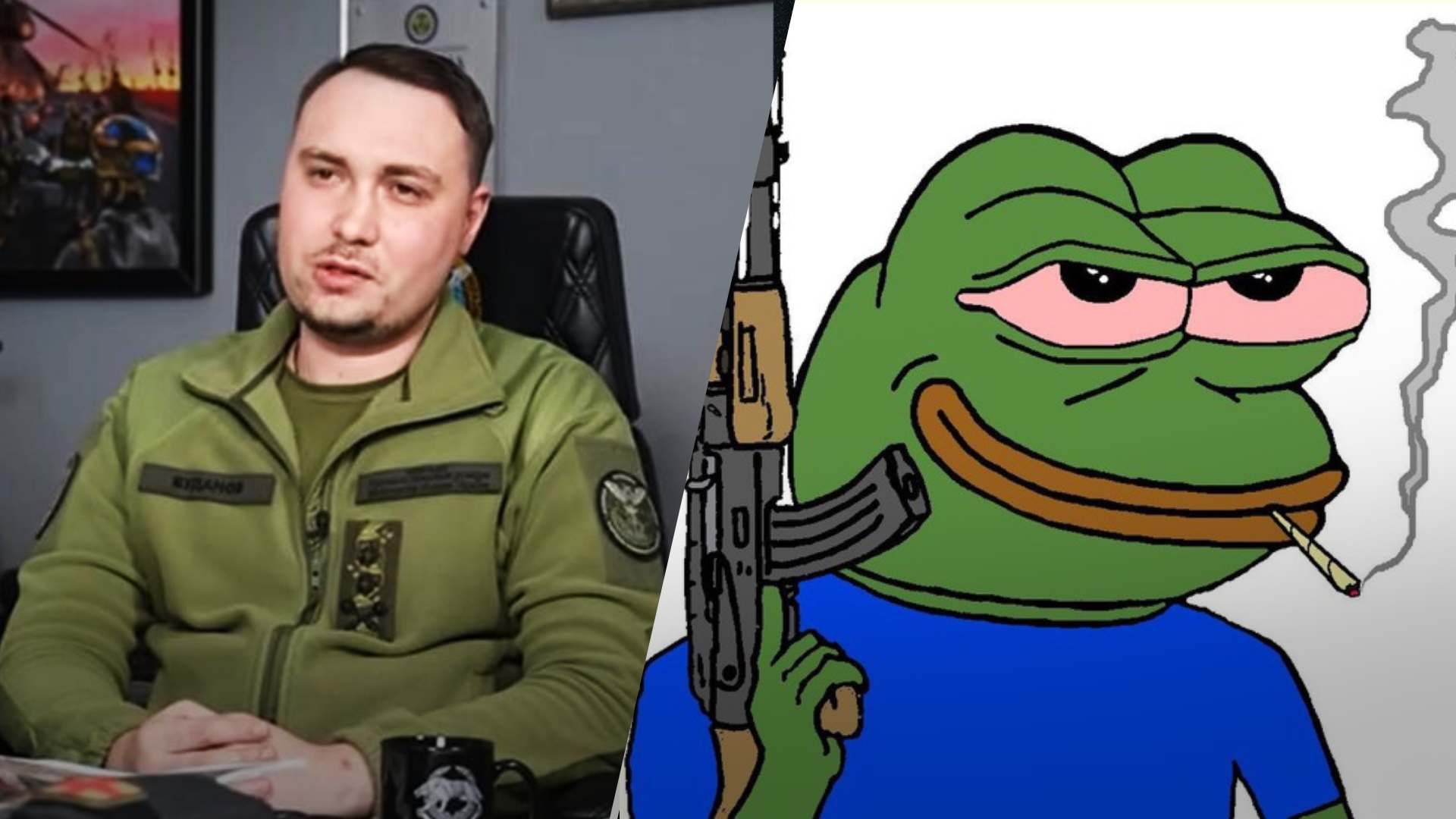 Жабка Буданова стала героєм мемів Жабка Буданова стала героєм мемів