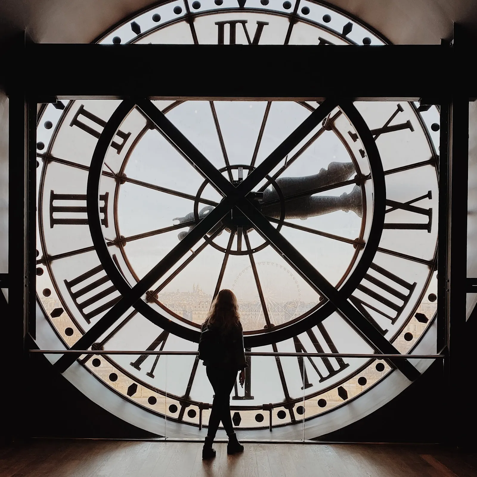 Часы в музее Орсе в Париже
