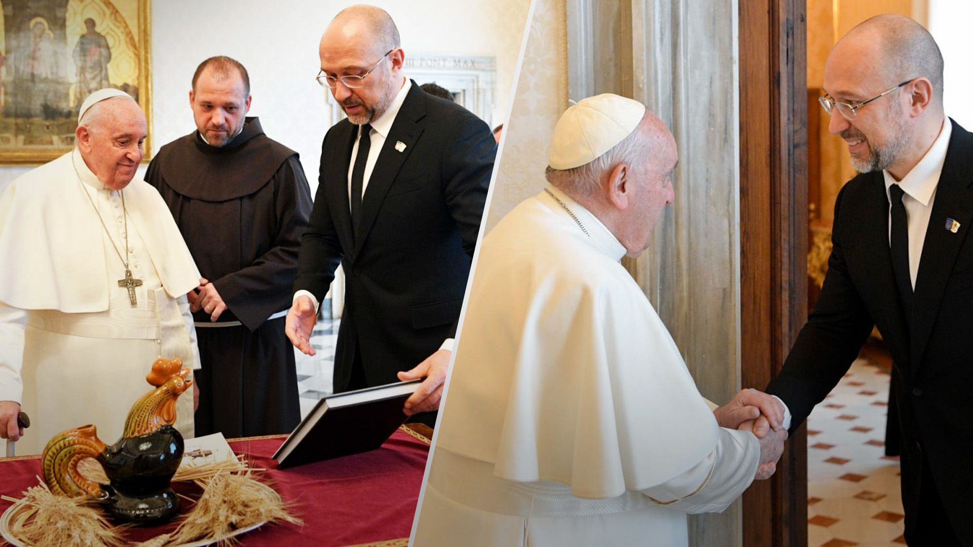 Шмигаль встретился с Папой Римским Шмигаль встретился с Папой Римским