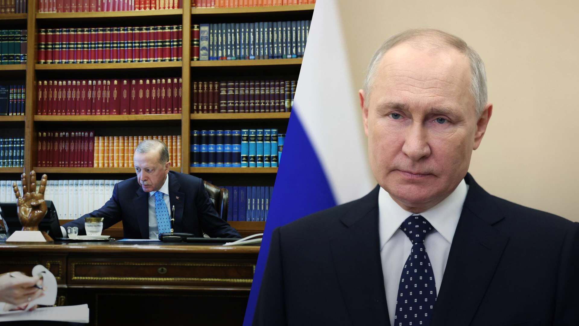 Ердоган провів переговори онлайн з Путіним Ердоган провів переговори онлайн з Путіним