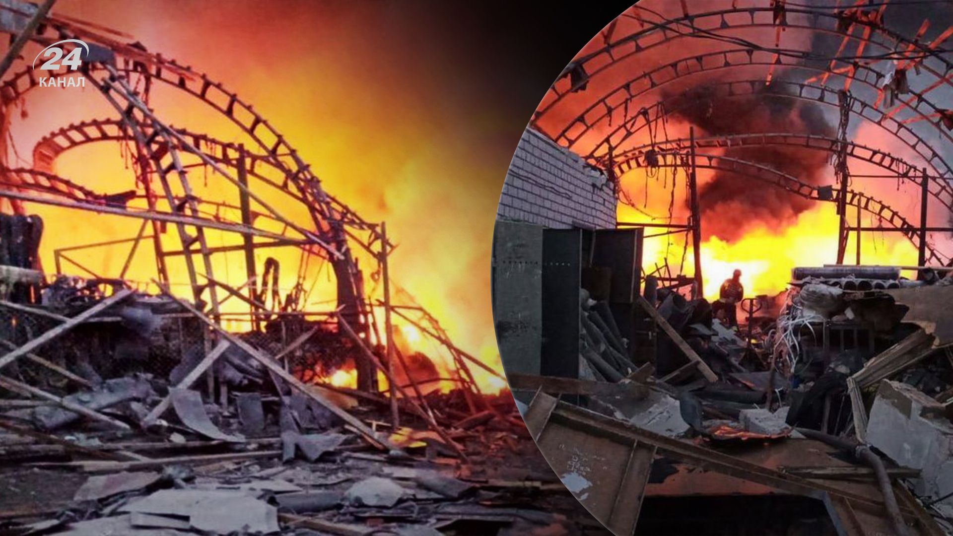 Россия попала по гражданской инфраструктуре в Днепре Россия попала по гражданской инфраструктуре в Днепре