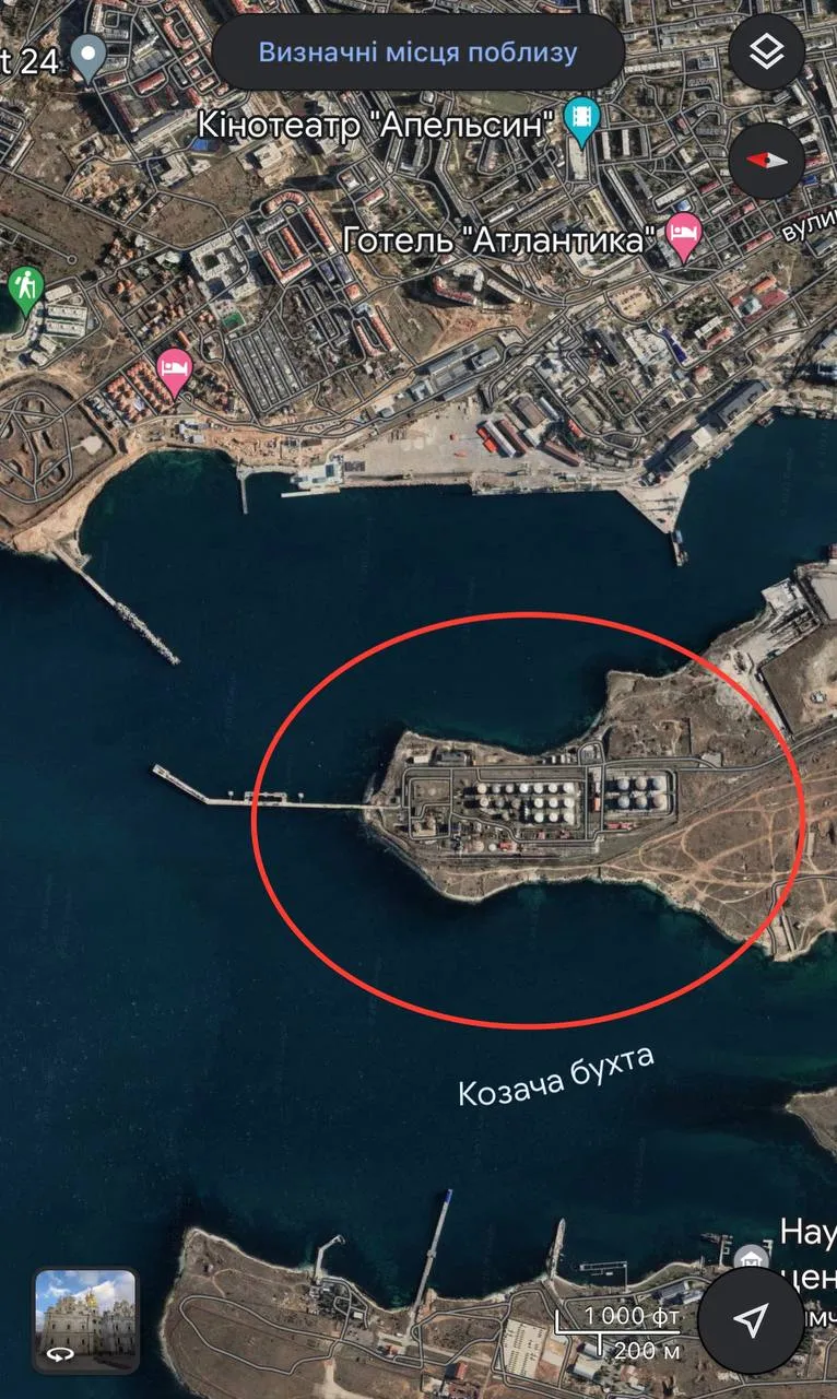 Нафтобаза у Козачій Бухті Нафтобаза у Козачій Бухті