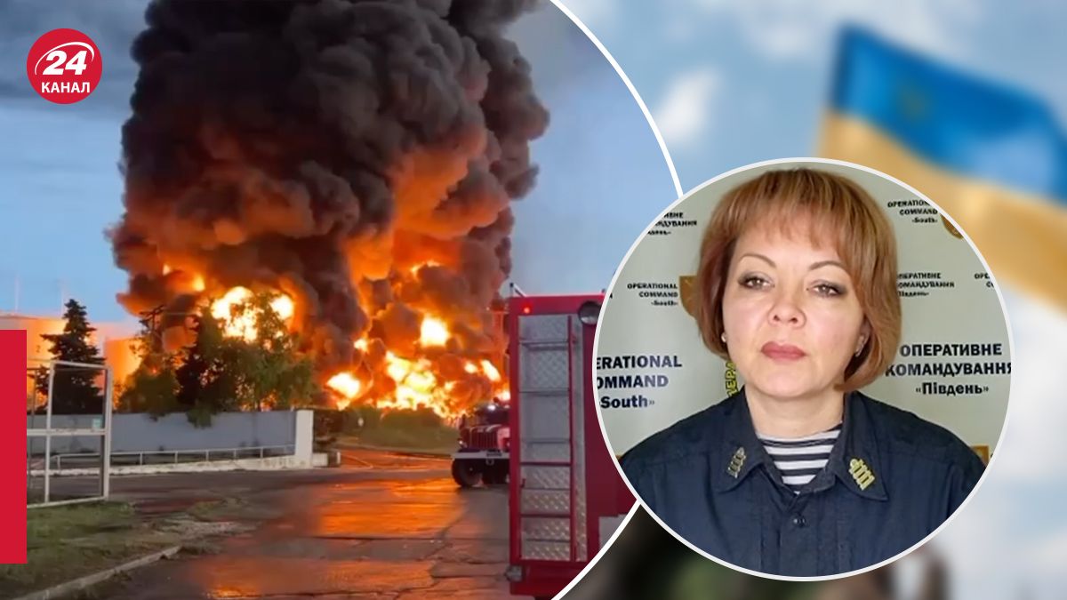 Гуменюк про пожежу на нафтобазі в захопленому Севастополі
