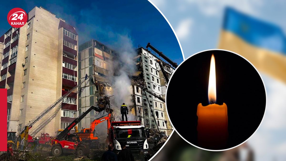 Прощание с погибшими в результате удара по дому в Умани Прощание с погибшими в результате удара по дому в Умани