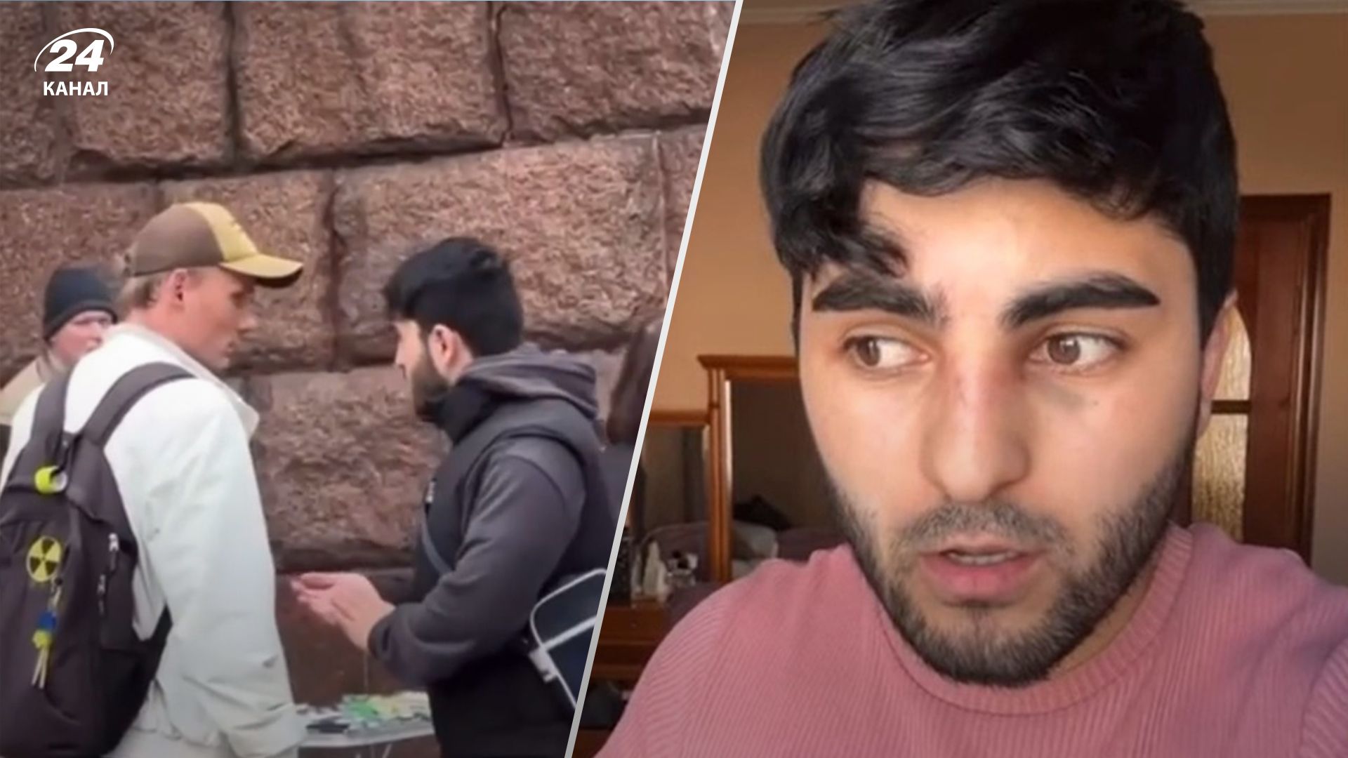 В Киеве блоггер послал военного на 3 буквы В Киеве блоггер послал военного на 3 буквы