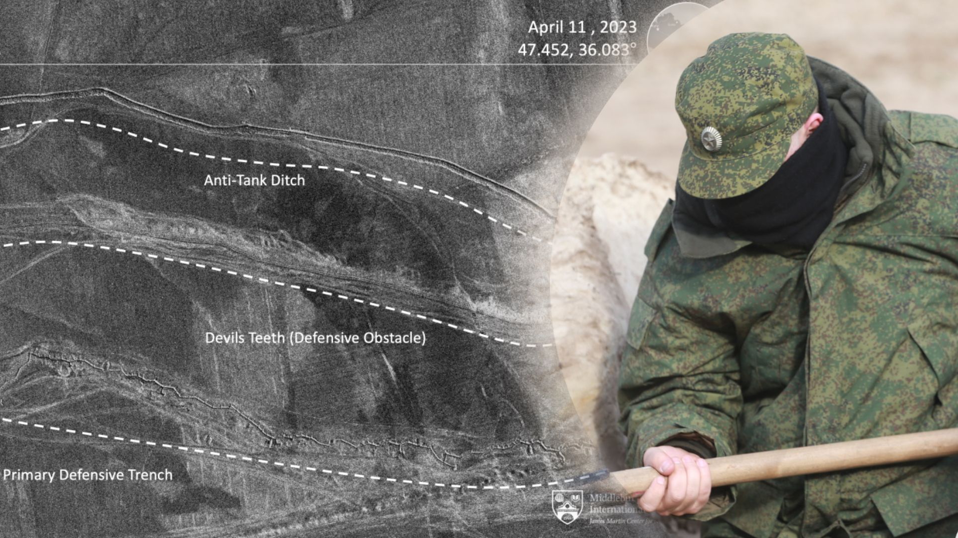 Россия продолжает рыть огромные траншеи перед контрнаступлением ВСУ Россия продолжает рыть огромные траншеи перед контрнаступлением ВСУ