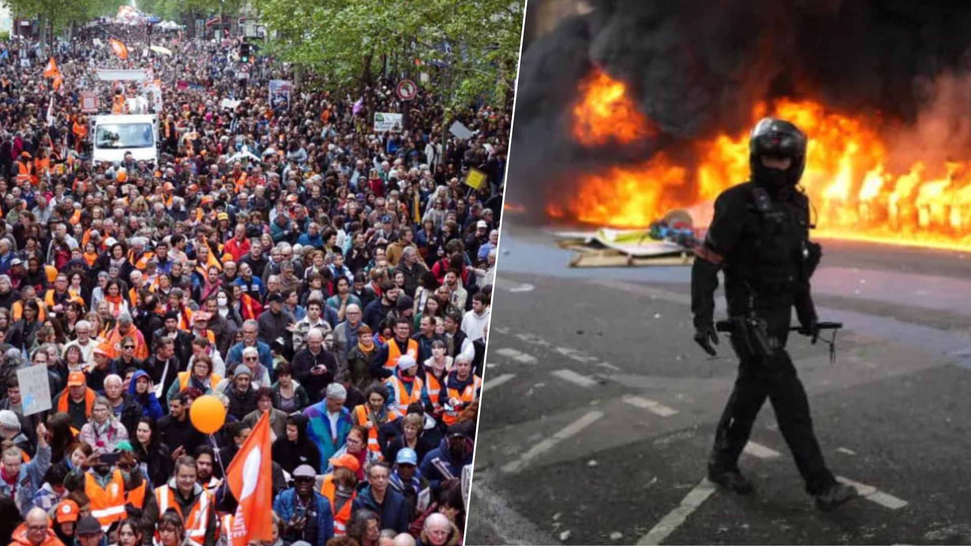 У Франції тривають протести - поліцію закидали коктейлями Молотова - 24 Канал