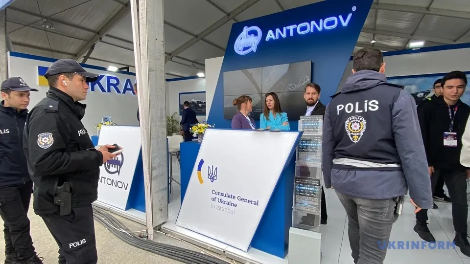 Украинский стенд на выставке Teknofest 2023 Украинский стенд на выставке Teknofest 2023