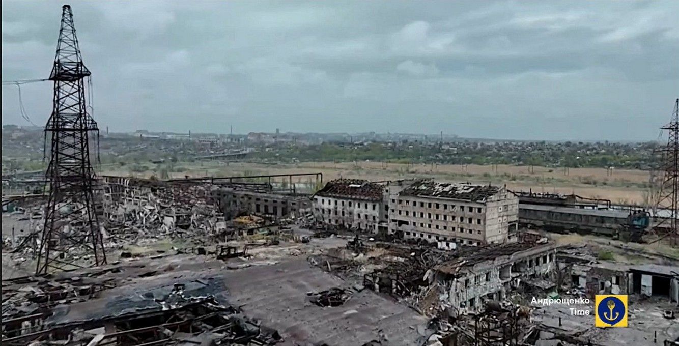 Так наразі виглядає Азовсталь Так наразі виглядає Азовсталь