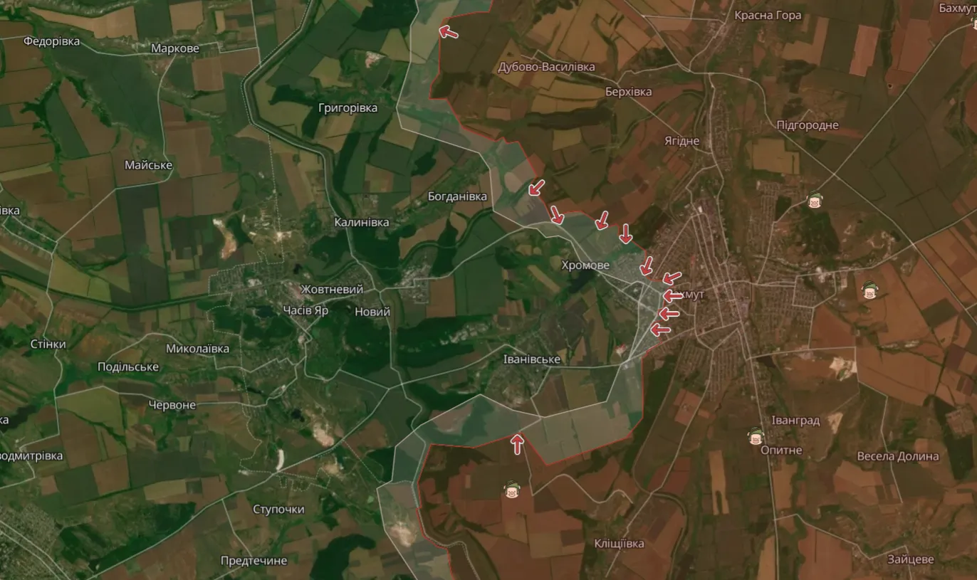 Ситуація в Бахмуті Ситуація в Бахмуті