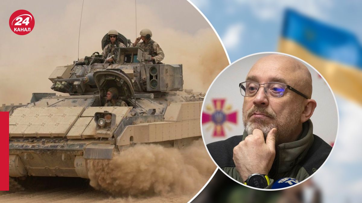 Резніков показав, як працюють БМП Bradley