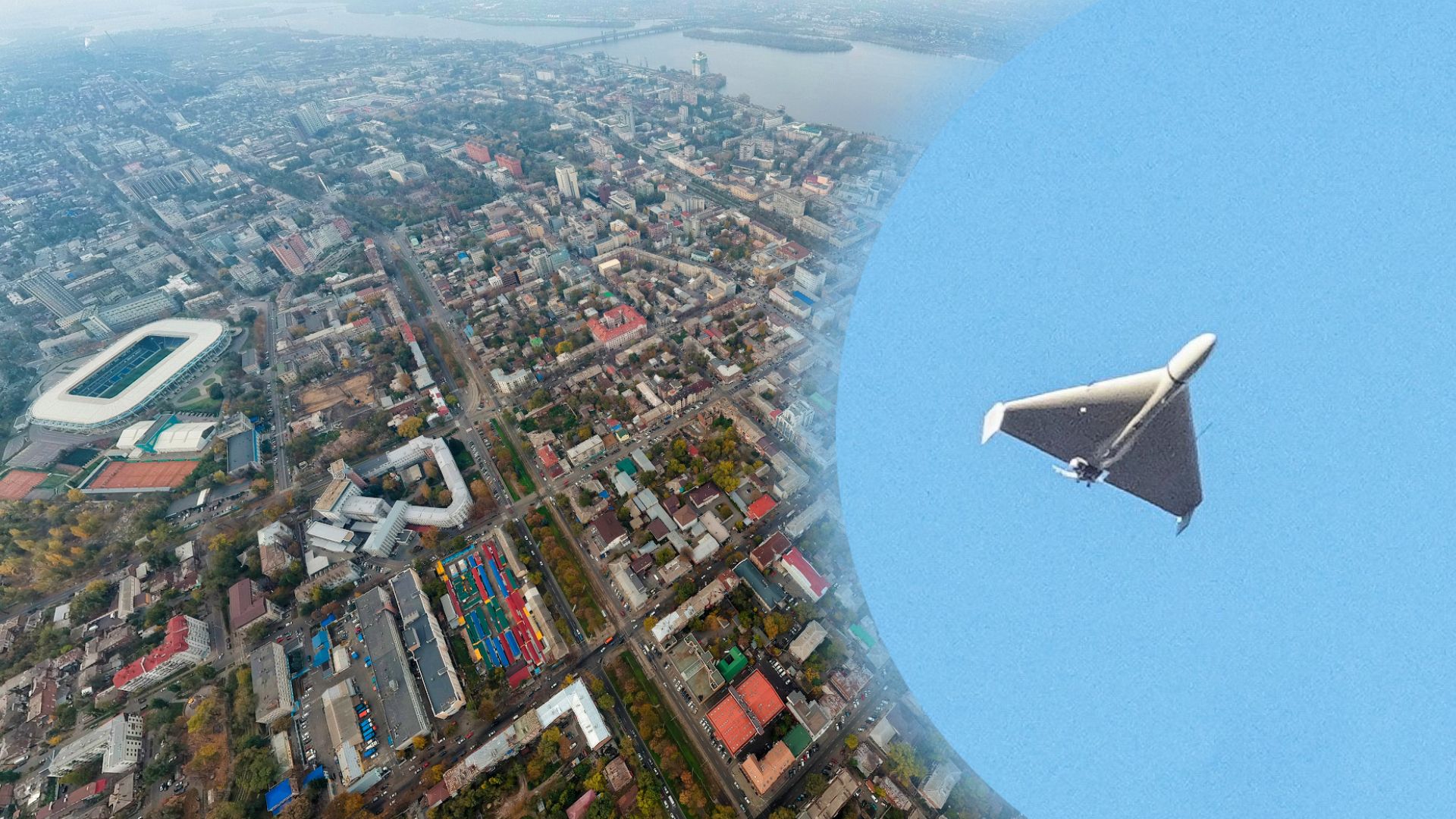 Російський дрон влучив у адмінбудівлю в Дніпрі: спалахнула пожежа - 24 Канал Російський дрон влучив у адмінбудівлю в Дніпрі: спалахнула пожежа - 24 Канал