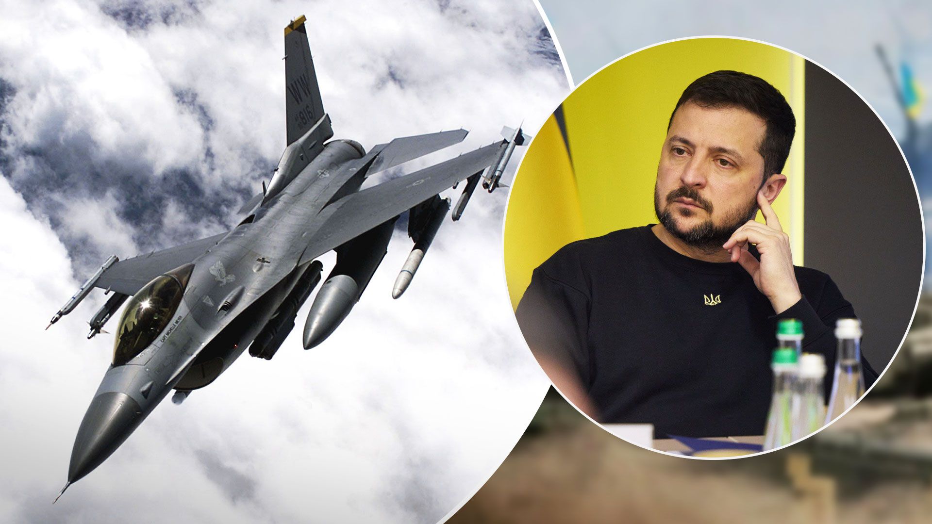 Зеленський заявив, що Україна може отримати літаки F-16 після контрнаступу - 24 Канал
