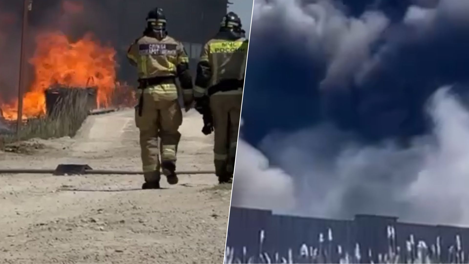 В России в Ставрополе загорелся склад горюче-смазочных материалов - видео - 24 Канал В России в Ставрополе загорелся склад горюче-смазочных материалов - видео - 24 Канал