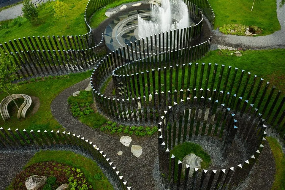 Музей и парк скульптур Кистефос в Норвегии