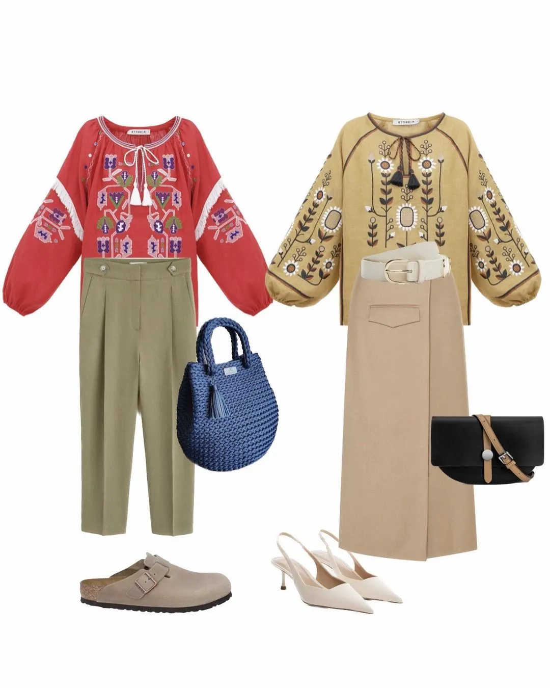 Стильні образи з вишиванкою Стильні образи з вишиванкою