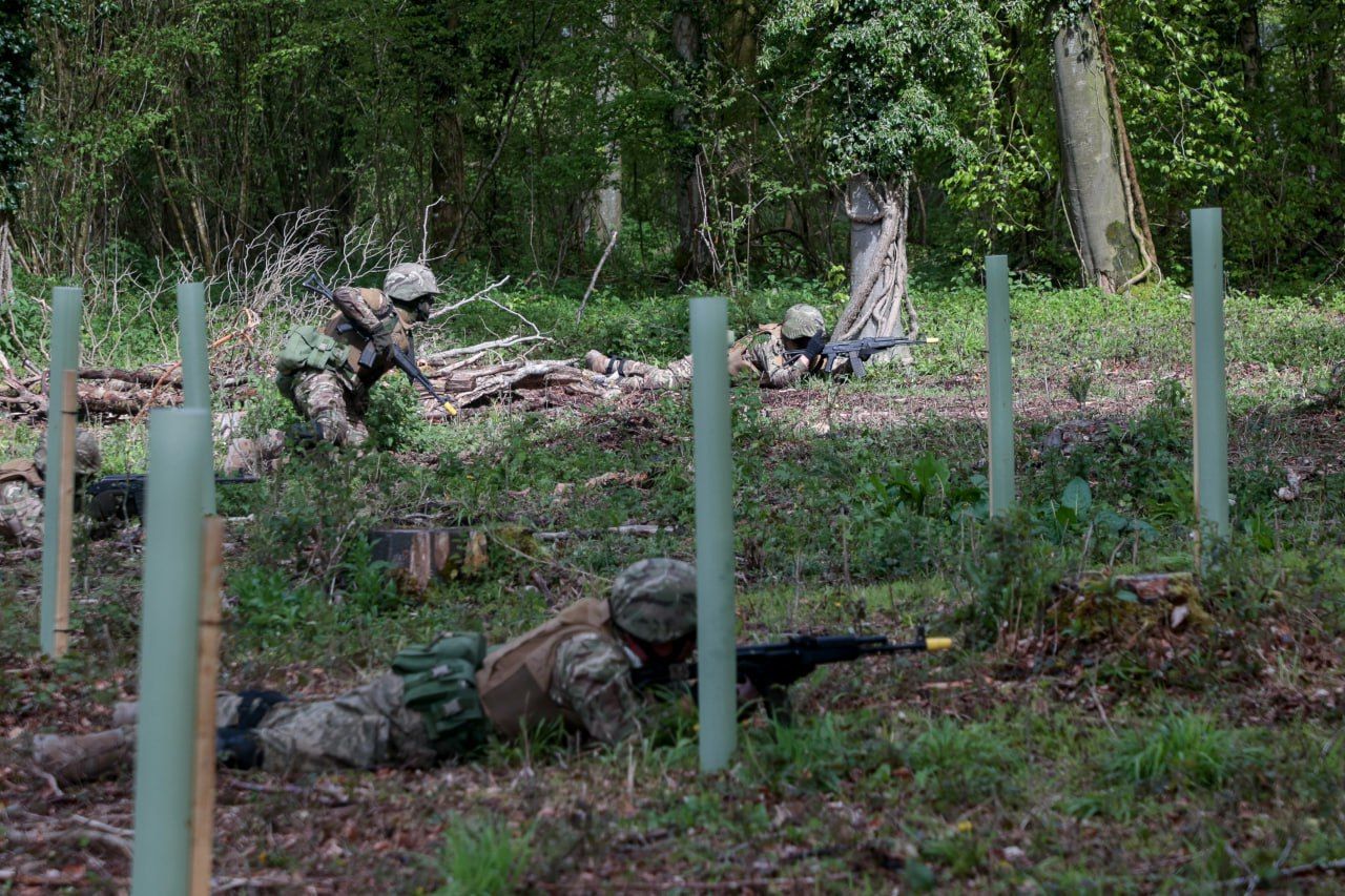 Украинские военные учатся в Британии