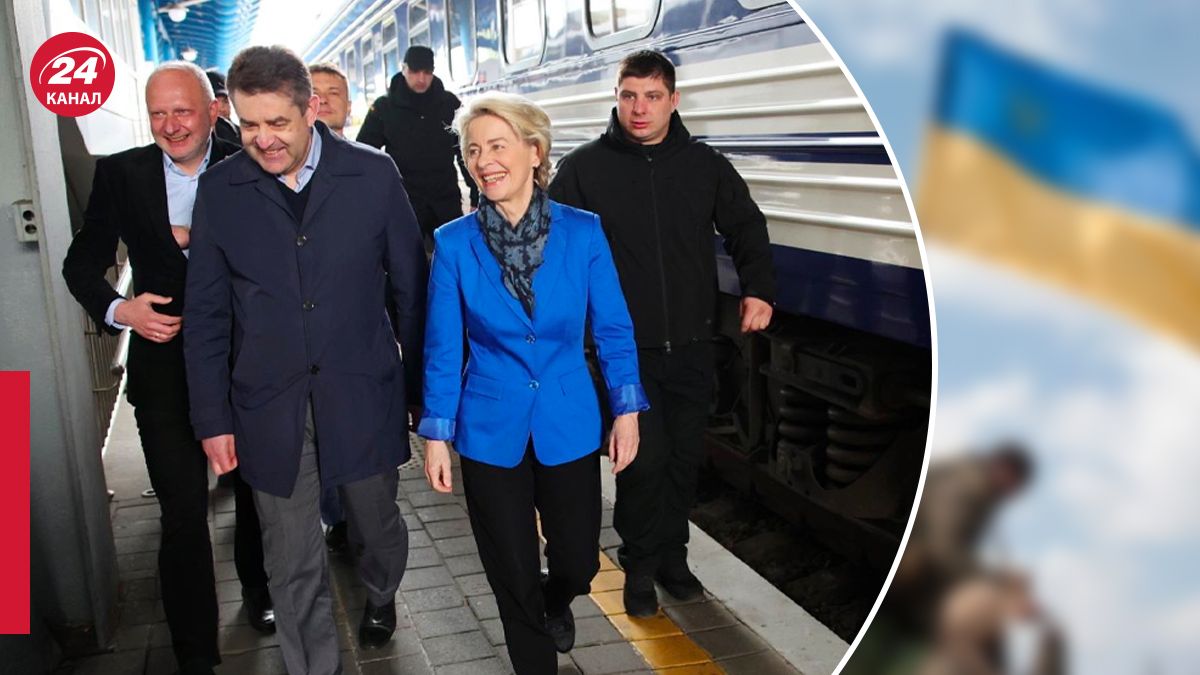 Урсула фон дер Ляйен в Киеве Урсула фон дер Ляйен в Киеве