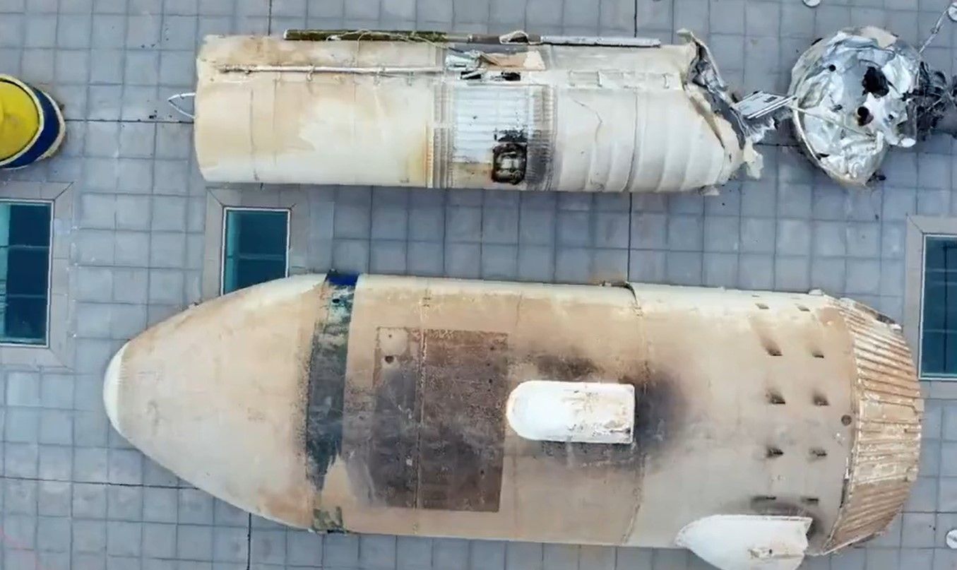 Обтічник космоплана після запуску дає приблизні уявлення про форму корабля Обтічник космоплана після запуску дає приблизні уявлення про форму корабля