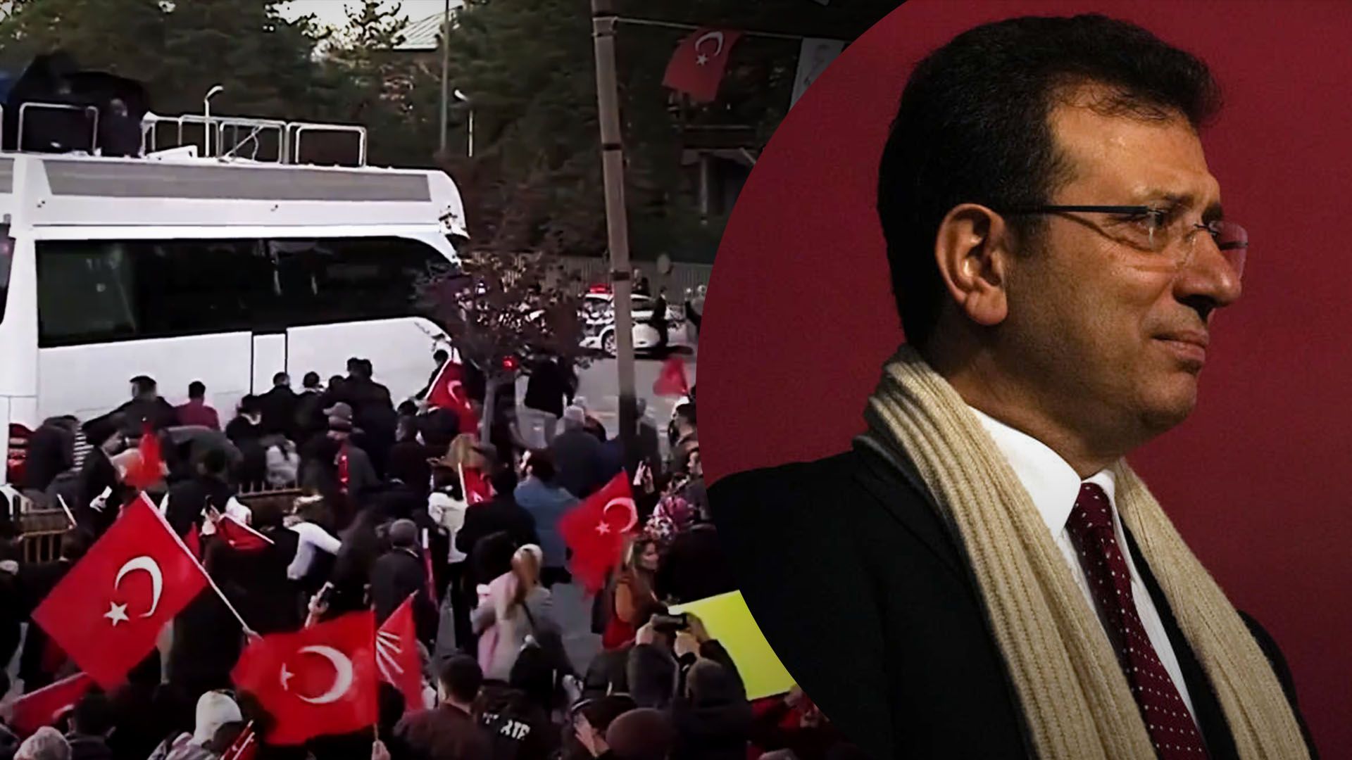 Соперник Эрдогана во время митинга столкнулся с насилием
