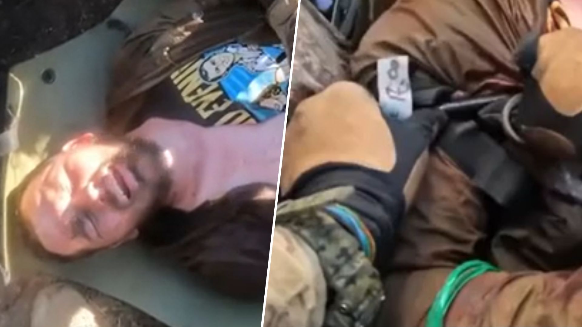 У мережі показали відео порятунку бійця ЗСУ, якого витягнули його побратими - 24 Канал У мережі показали відео порятунку бійця ЗСУ, якого витягнули його побратими - 24 Канал