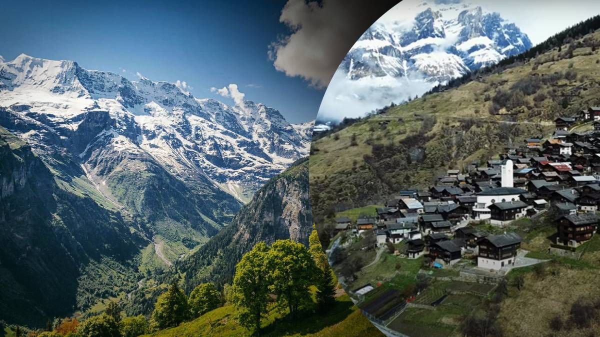 Село в Швейцарії може знищити зсув Село в Швейцарії може знищити зсув