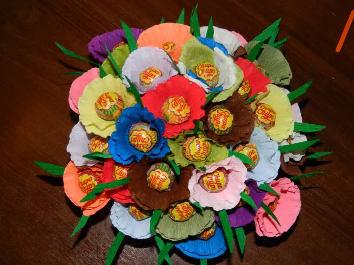 Букет з чупа-чупсів Букет з чупа-чупсів