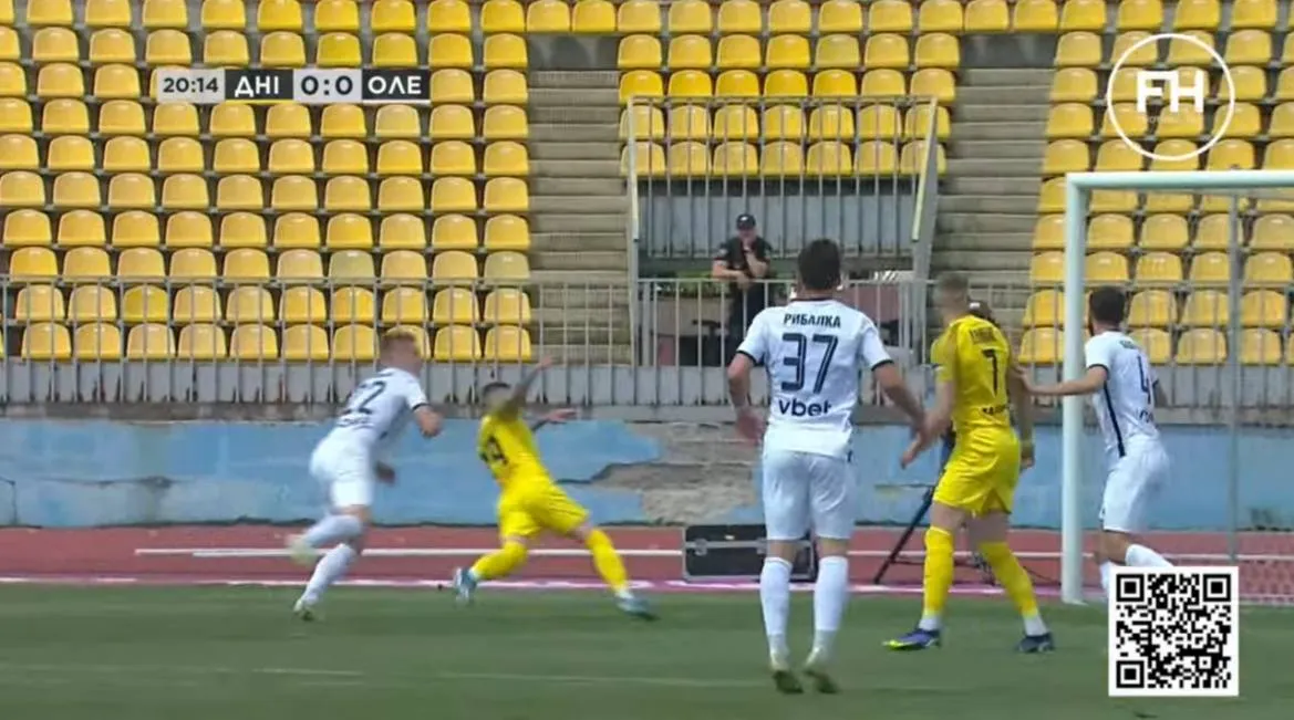 Спірний пенальті у матчі Дніпро-1 – Олександрія