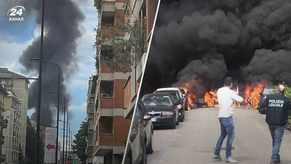 В центре Милана прогремел мощный взрыв: горели авто, эвакуирована школа