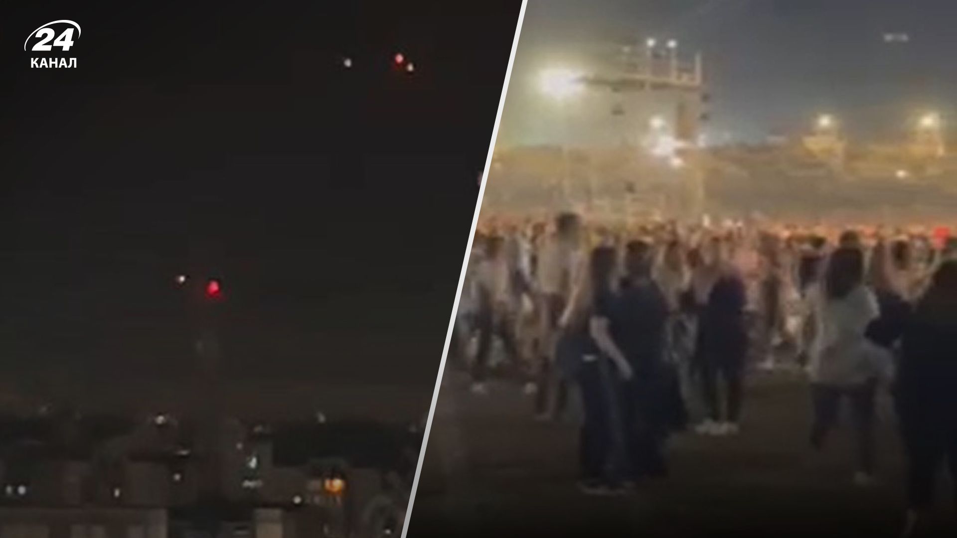 По Израилю выпустили ракетный залп: в то же время в Тель-Авиве люди идут на концерт под открытым небом - 24 Канал