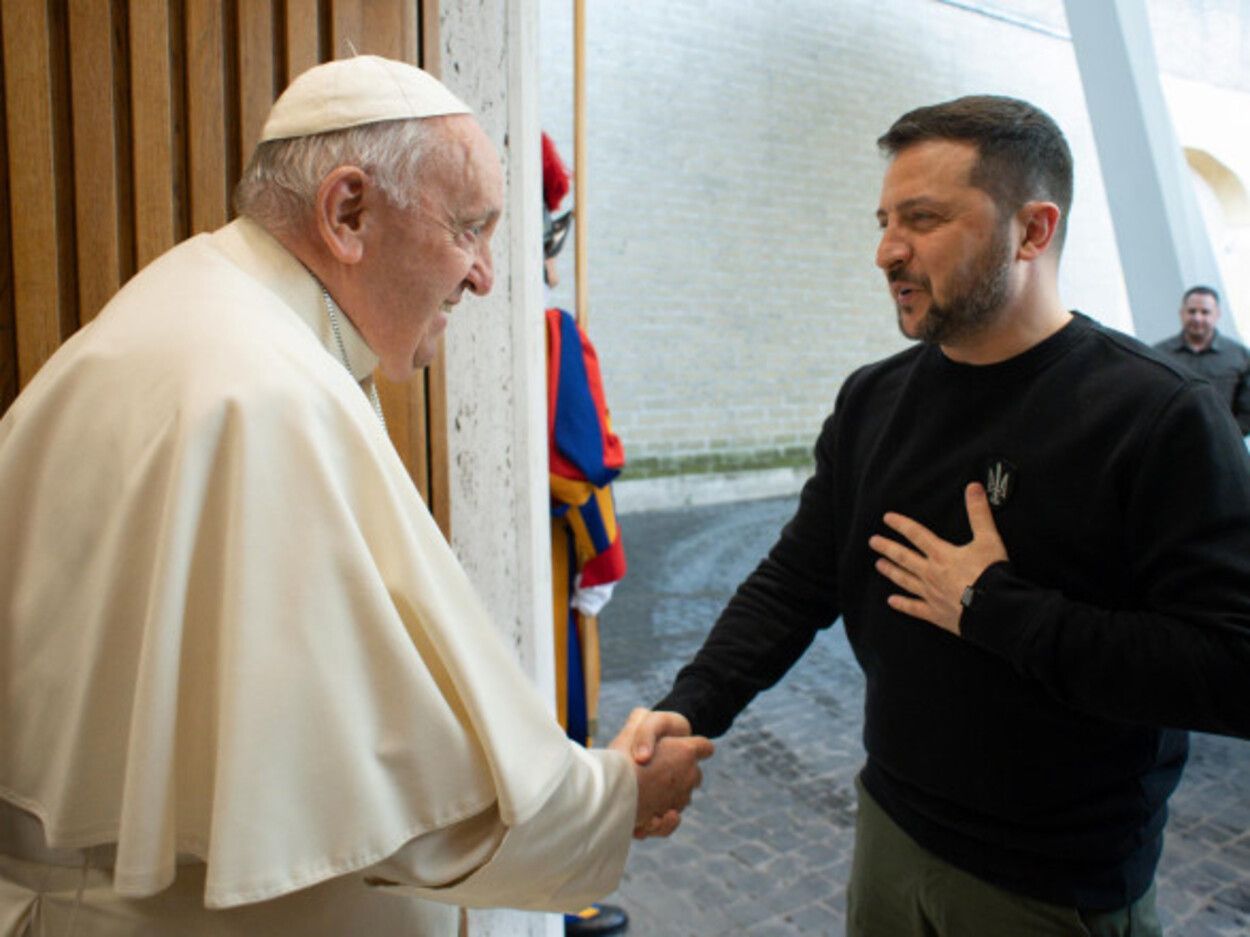 Зеленский в Италии 13 мая 2023 года - президент встретился с Папой Римским в Ватикане - 24 Канал