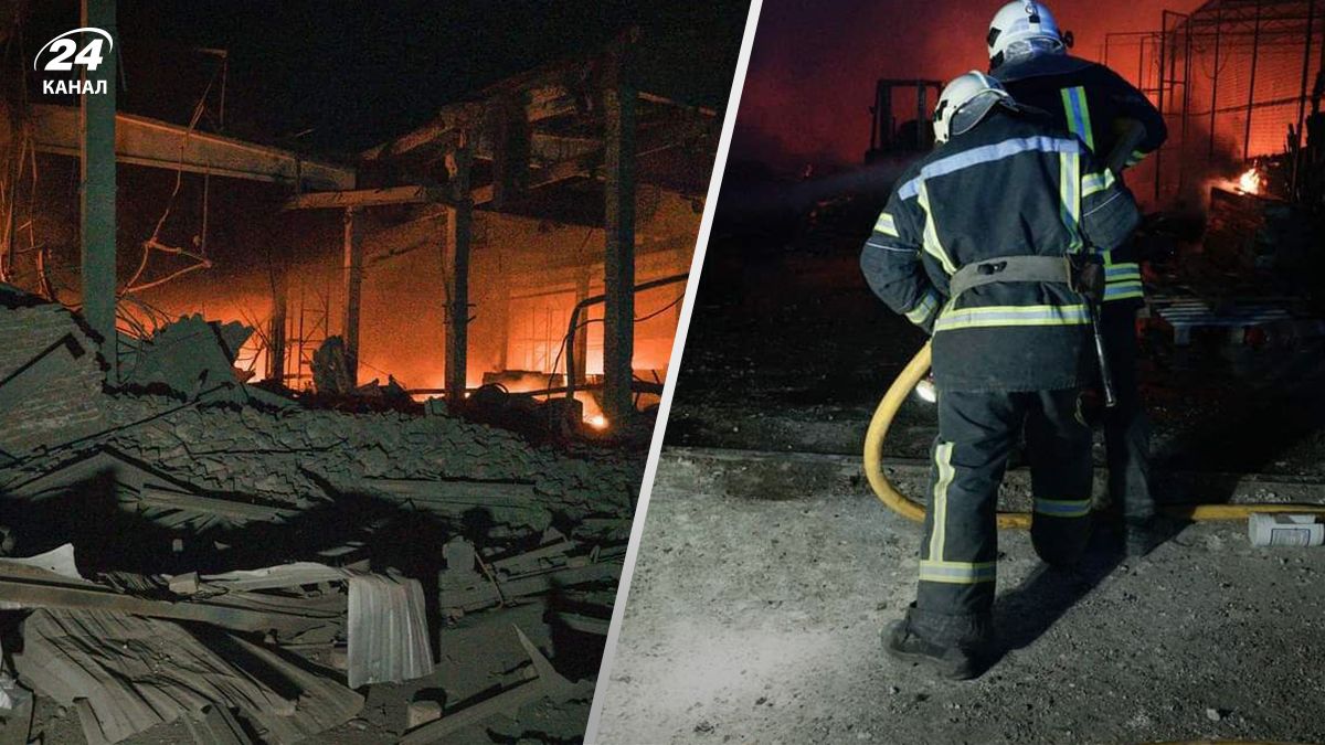 В Тернополе локализовали пожар после российской атаки - 24 Канал