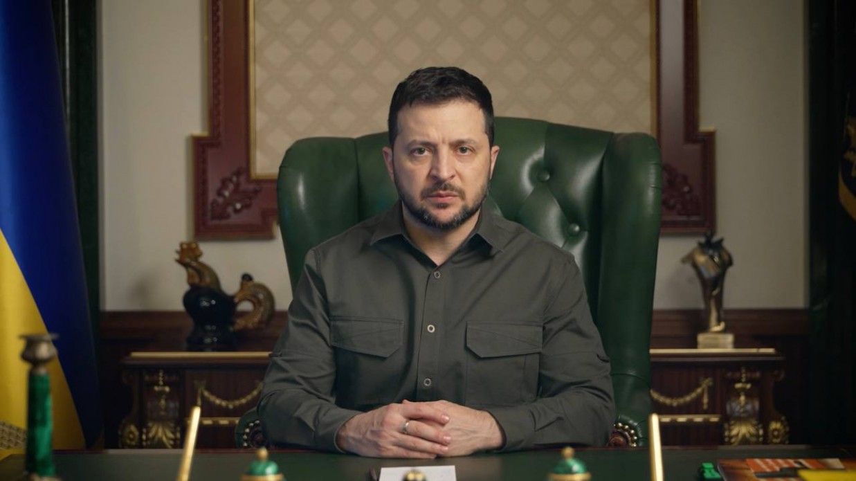 Володимир Зеленський жорстко відповів на інформацію про плани України напасти на Росію - 24 Канал Володимир Зеленський жорстко відповів на інформацію про плани України напасти на Росію - 24 Канал