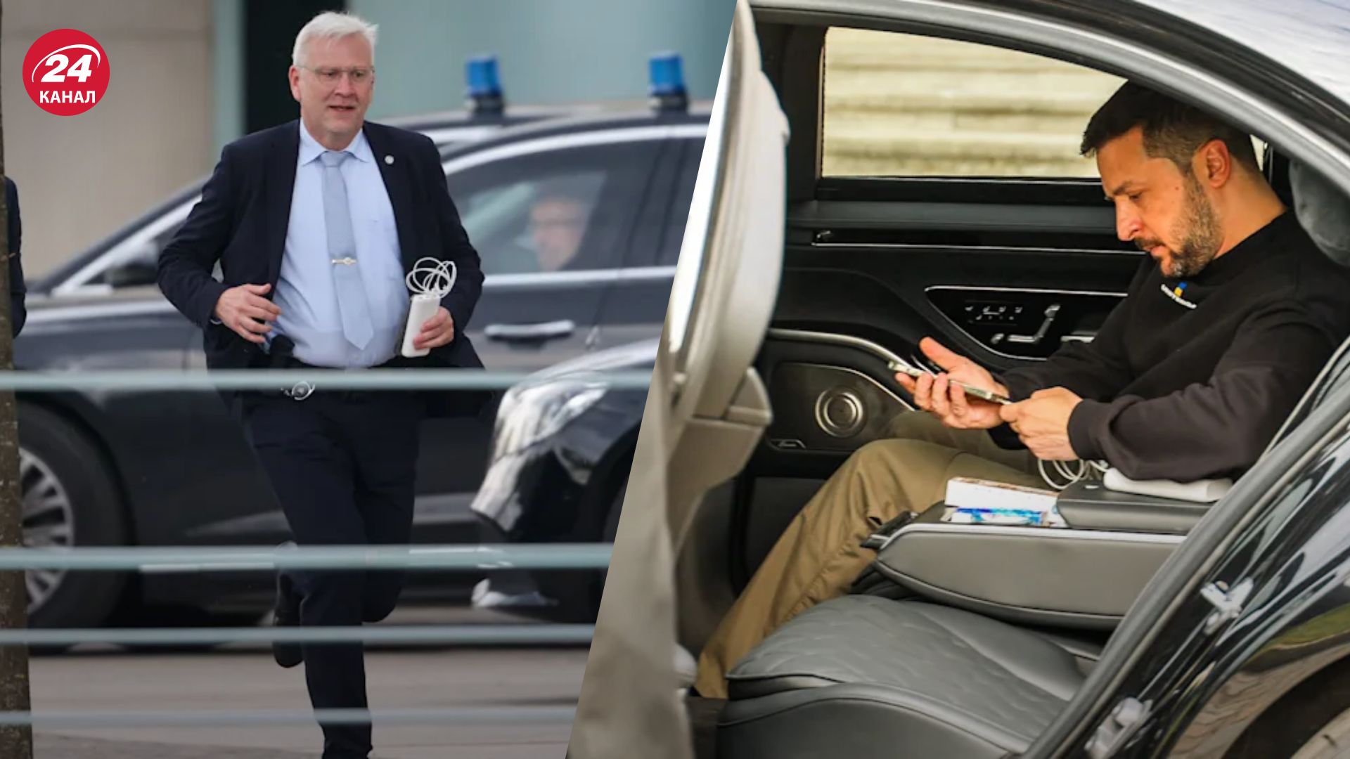 Зеленский в Германии – президент чуть не забыл телефон в Берлине – фото Зеленский в Германии – президент чуть не забыл телефон в Берлине – фото