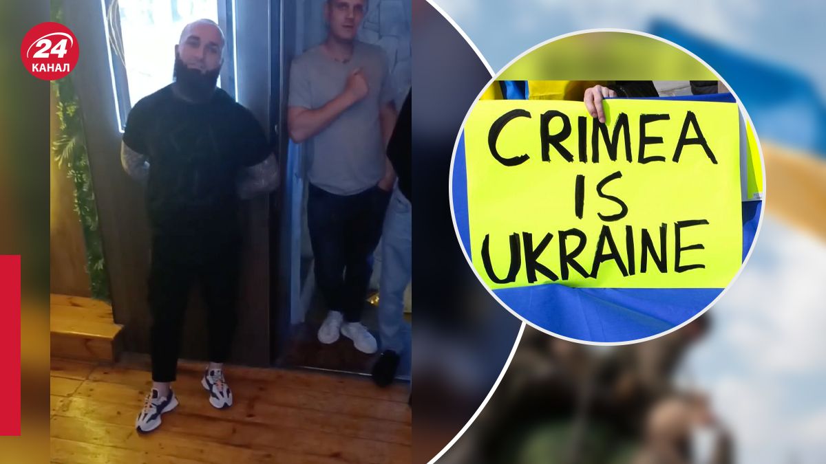 Окупантка влаштувала скандал у кафе в Криму Окупантка влаштувала скандал у кафе в Криму