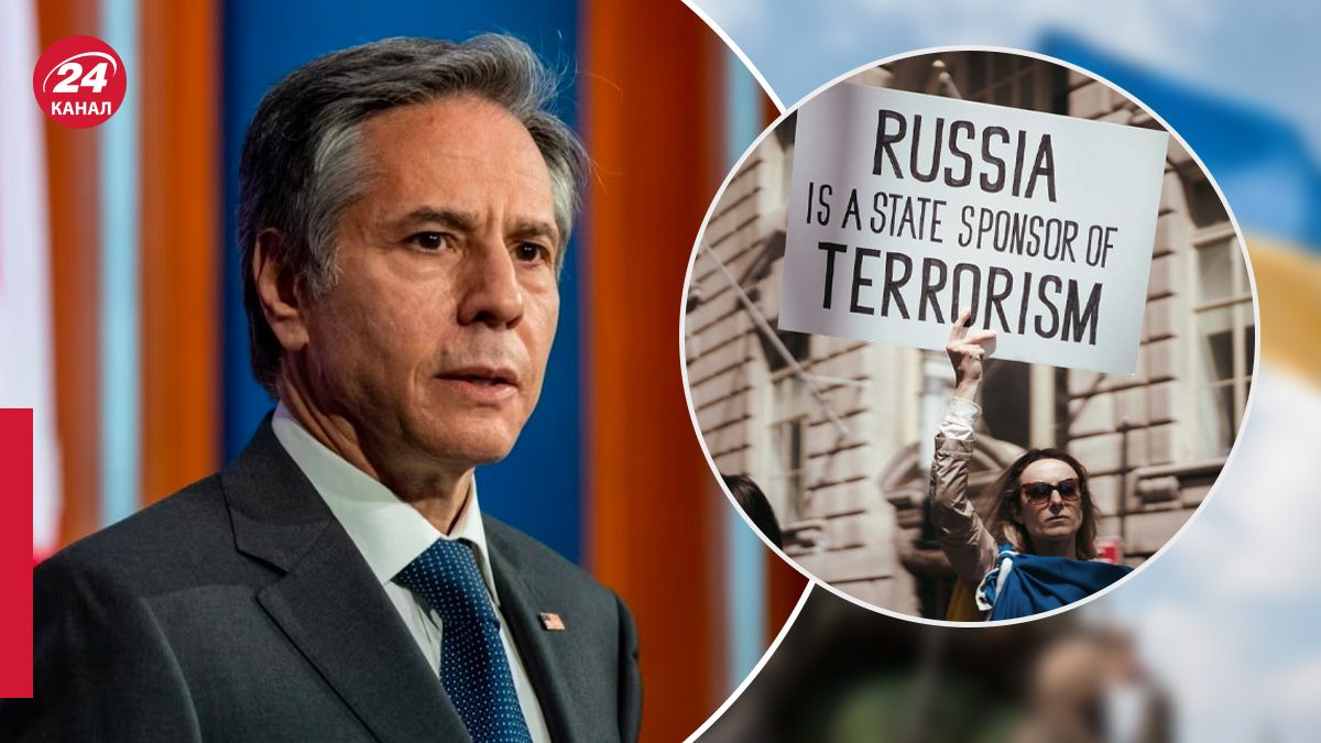Блинкен о признании России государством-террористом