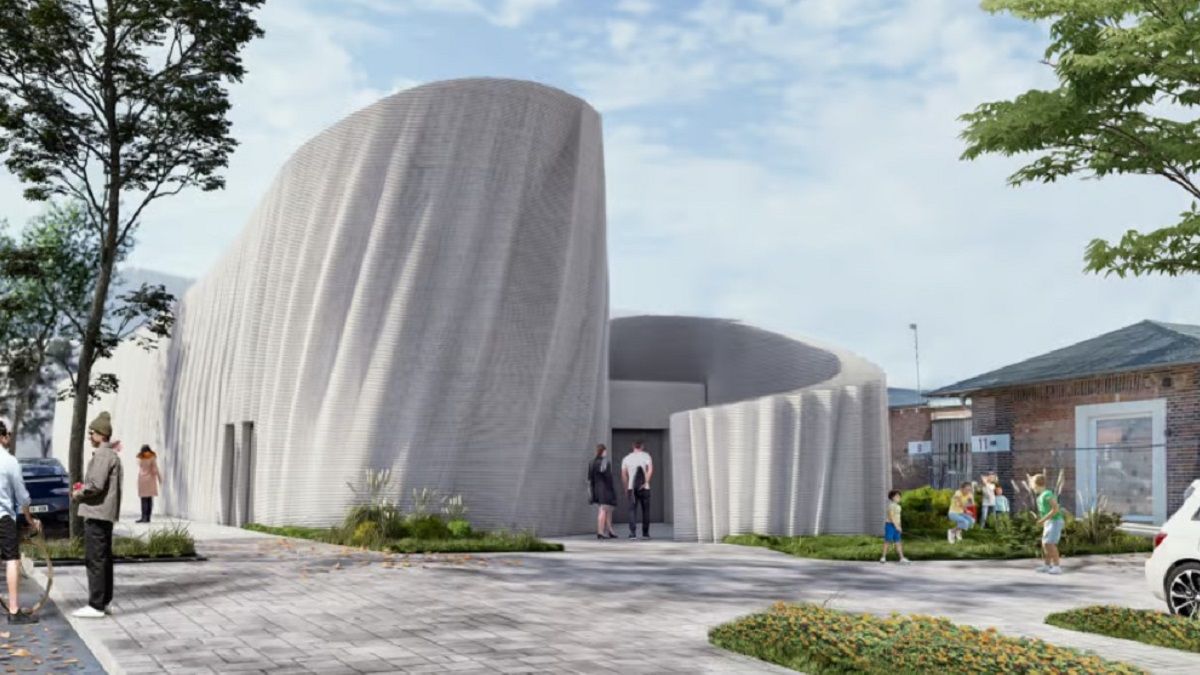 У Німеччині надрукують найбільше будівлю створену 3D-принтером У Німеччині надрукують найбільше будівлю створену 3D-принтером