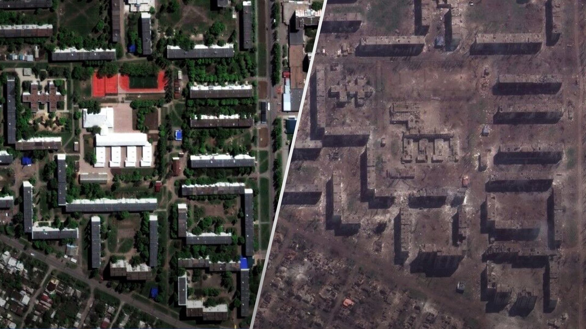 Maxar опубликовал новые спутниковые снимки Бахмут