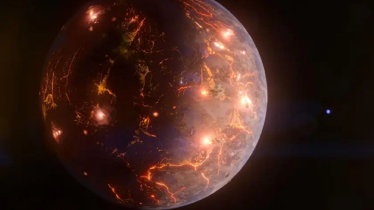 LP 791-18d в уявленні художника LP 791-18d в уявленні художника