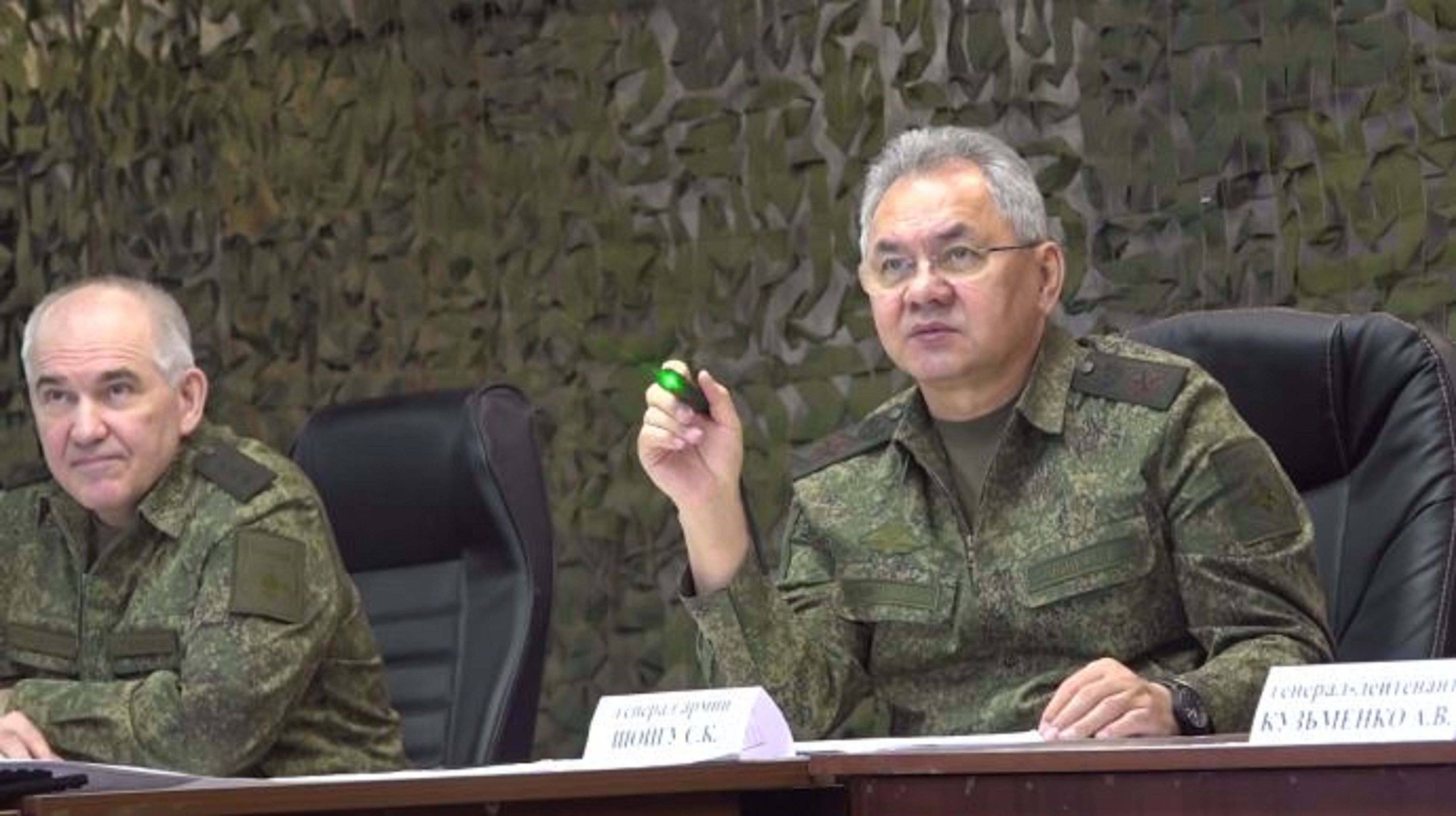 Сєргєй Шойгу начебто на зустрічі з військовими Запоріжжі Сєргєй Шойгу начебто на зустрічі з військовими Запоріжжі