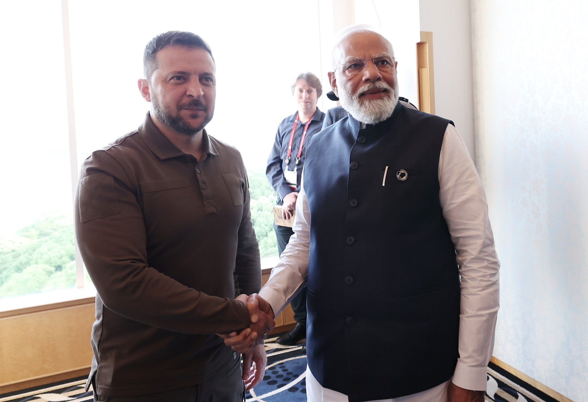 Зеленский встретился с премьером Индии
