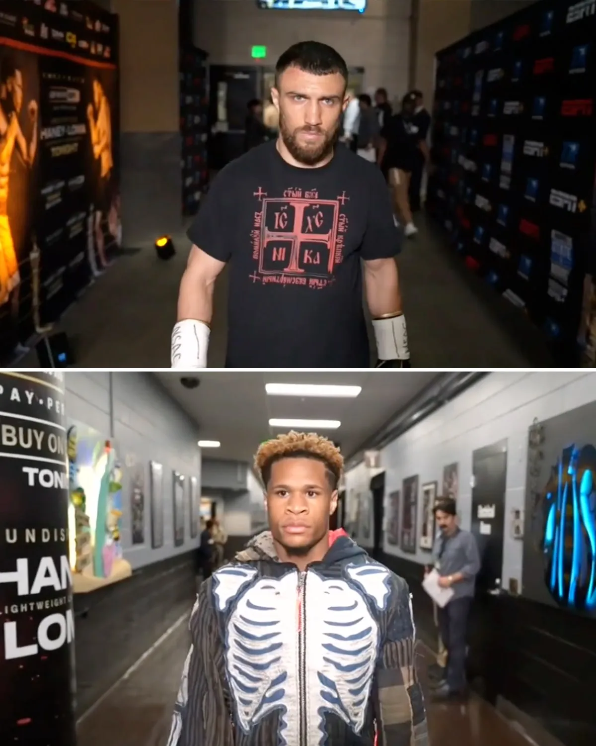 Выходы Ломаченко и Хейни на ринг Выходы Ломаченко и Хейни на ринг