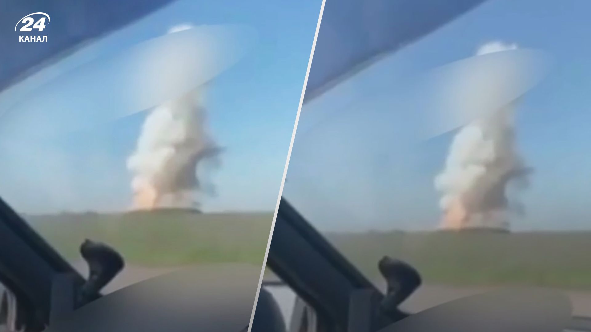 Бавовна у Моспиному на Донеччині 21 травня 2023 - знищили склад окупантів Бавовна у Моспиному на Донеччині 21 травня 2023 - знищили склад окупантів